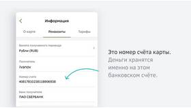 Для чего нужны реквизиты карты Сбербанка в Техносила