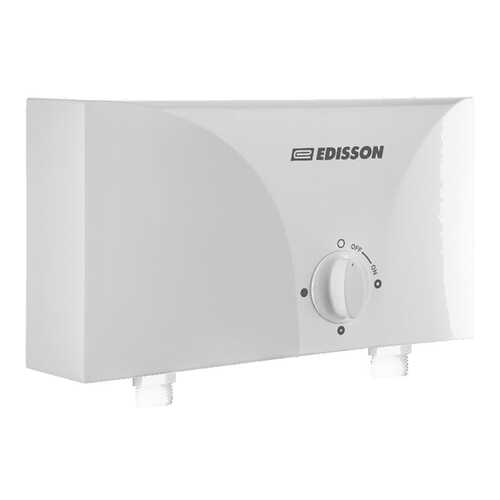 Водонагреватель проточный Edisson Viva 5500 white в Техносила