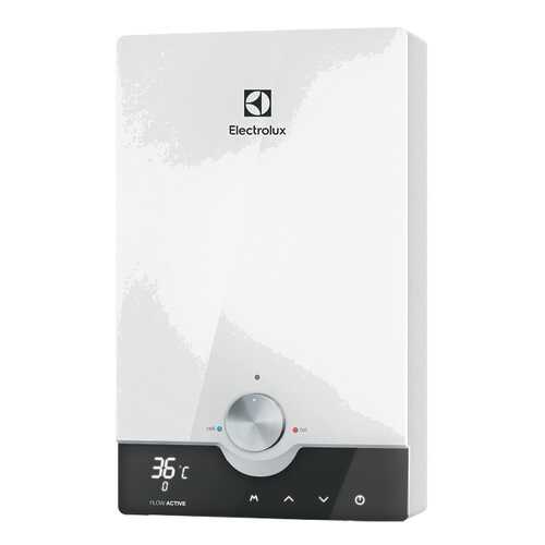Водонагреватель проточный Electrolux NPX 8 Flow Active 2.0 white/black в Техносила
