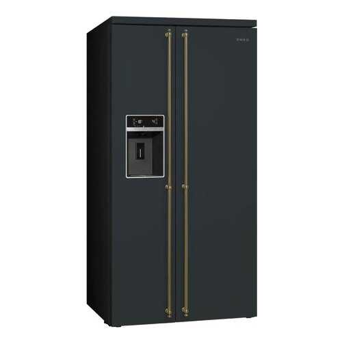 Холодильник Smeg SBS 8004 AO Black в Техносила