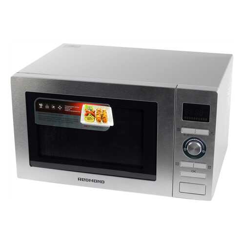 Микроволновая печь с грилем и конвекцией REDMOND RM-2502D silver в Техносила