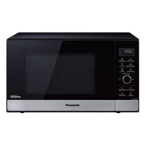 Микроволновая печь с грилем Panasonic NN-GD38HSZPE grey/black в Техносила