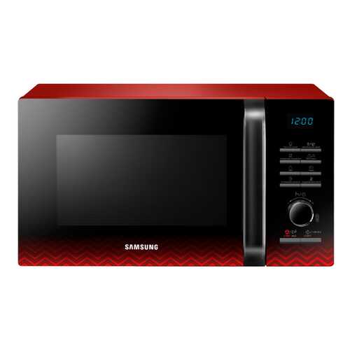 Микроволновая печь с грилем Samsung MG23H3115PR red в Техносила