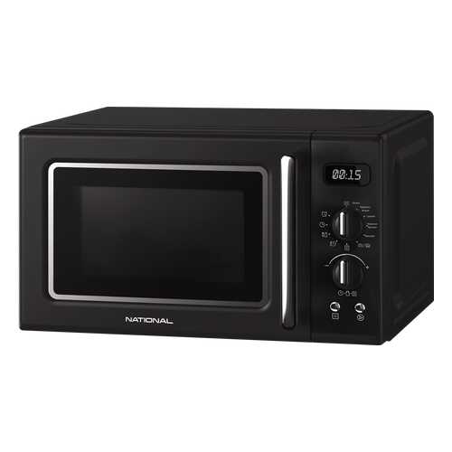 Микроволновая печь соло NATIONAL NK-MW250T20 Black в Техносила