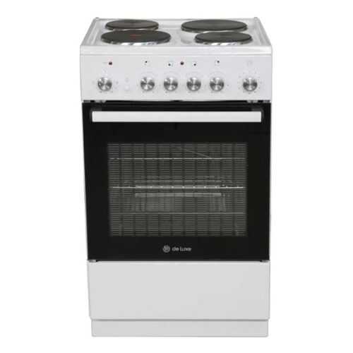 Электрическая плита DeLuxe 5004.18э White в Техносила