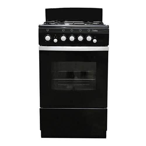 Газовая плита DeLuxe 5040.36Г(Щ) Black в Техносила