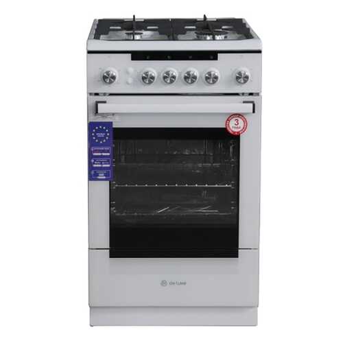 Газовая плита DeLuxe 506040.23г(кр) White в Техносила