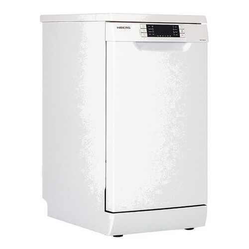 Посудомоечная машина 45 см Hiberg F48 1030 W white в Техносила