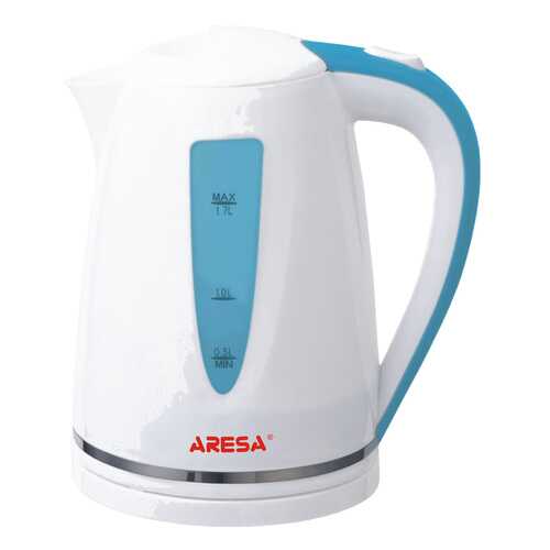 Чайник электрический Aresa AR-3402 Blue/White в Техносила