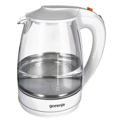 Чайник электрический Gorenje K17GWII White/Silver в Техносила
