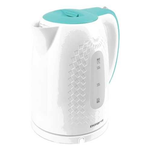 Чайник электрический Polaris PWK 1713C White/Green в Техносила