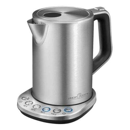 Чайник электрический Profi Cook PC-WKS 1108 Silver/Black в Техносила