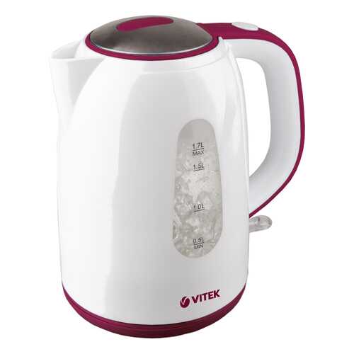 Чайник электрический Vitek VT-7006 White/Red в Техносила