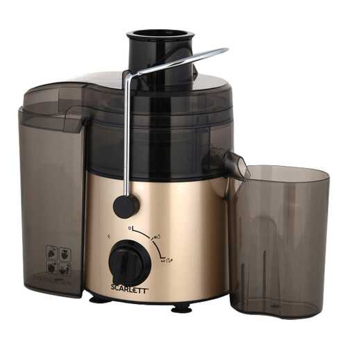 Соковыжималка центробежная Scarlett SC-JE50S34 brown/black в Техносила