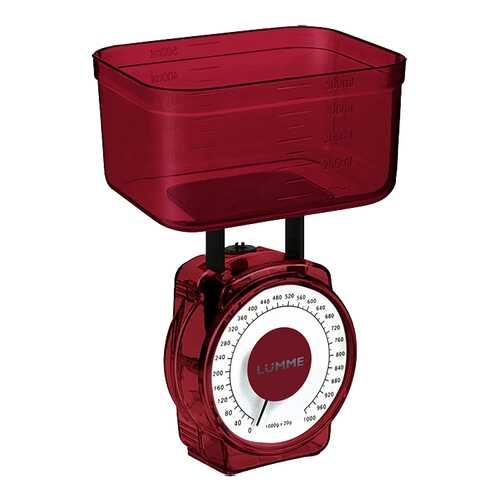 Весы кухонные LUMME LU-1301 Red в Техносила