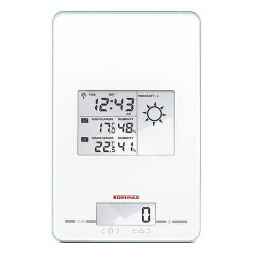 Весы кухонные Soehnle Page Meteo Center White в Техносила
