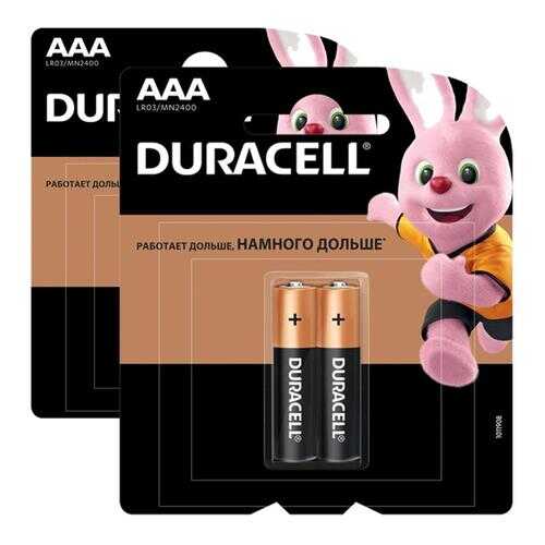 Батарейка Duracell Basic AAA LR03 2шт в Техносила