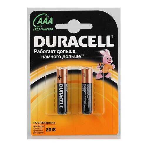 Батарейка Duracell LR 03/MN 2400-2BL 2 шт в Техносила