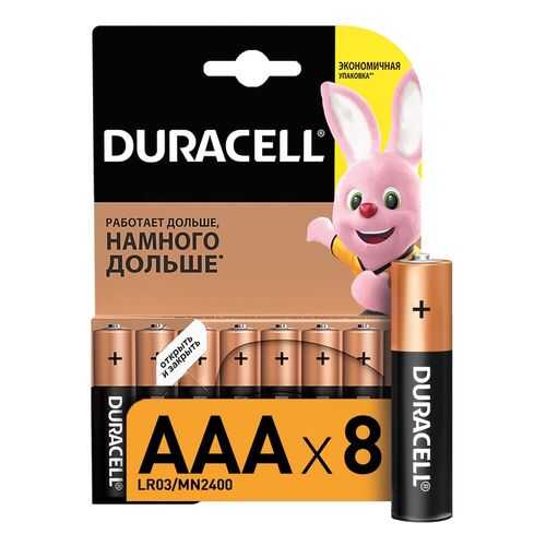 Батарейка Duracell LR03-8BL Basic в Техносила