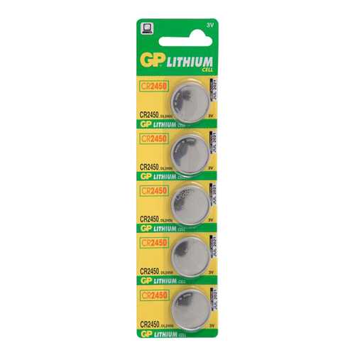 Батарейка GP Batteries CR-BC5 CR2450 5 шт в Техносила