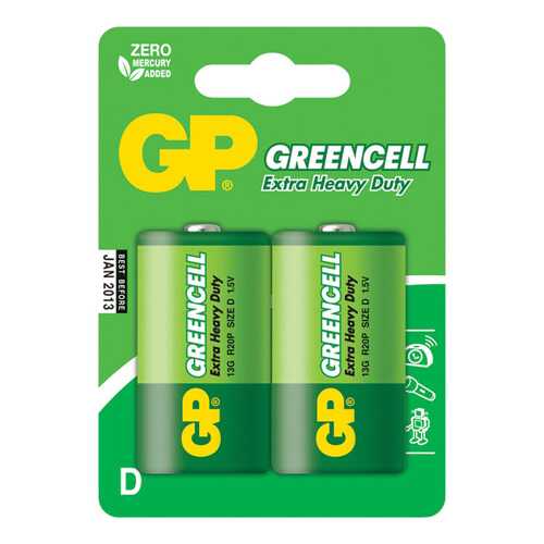 Батарейка GP Greencell D R20-2P 13G-2SB2 2 шт в Техносила
