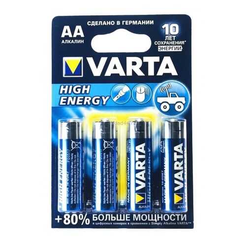 Батарейка VARTA High Energy/ Longlife Power AA(LR6) 4 шт в Техносила