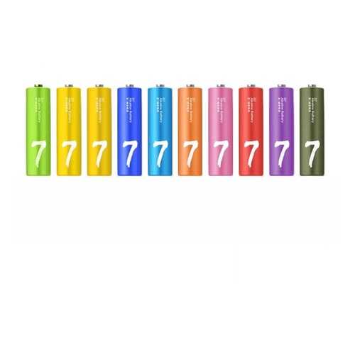 Батарейка Xiaomi Mi Rainbow ZI7 AAA 10 шт в Техносила