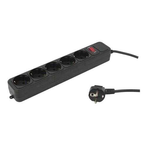 Сетевой фильтр PC PET AP01006-1,8-B, 5 розеток, 1,8 м, Black в Техносила