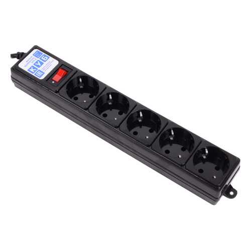 Сетевой фильтр Power Cube SPG-B-10, 5 розеток, 3 м, Black в Техносила