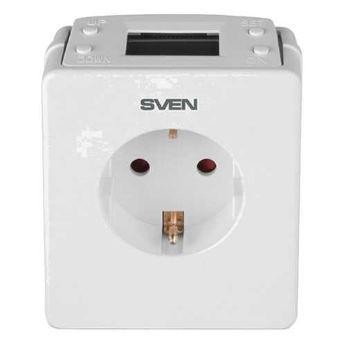 Сетевой фильтр Sven RN-16D, 1 розетка, White в Техносила