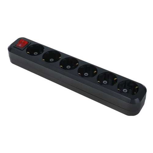 Сетевой фильтр TDM ELECTRIC СФ-06В, 6 розеток, 5 м, Black в Техносила