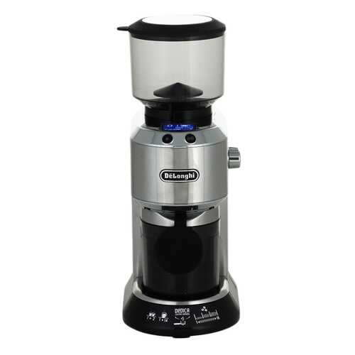 Кофемолка De Longhi Dedica KG521.M СП-00016395 Серебристый, черный в Техносила