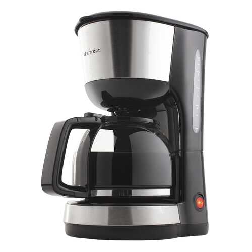 Кофеварка капельного типа Kitfort KT-715 Black/Silver в Техносила