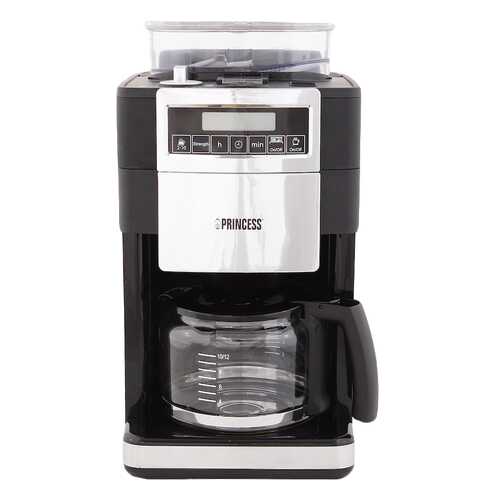 Кофеварка капельного типа Princess 249402 Silver/Black в Техносила
