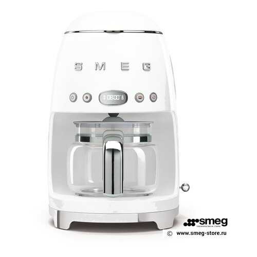 Кофеварка капельного типа Smeg DCF02WHEU White в Техносила