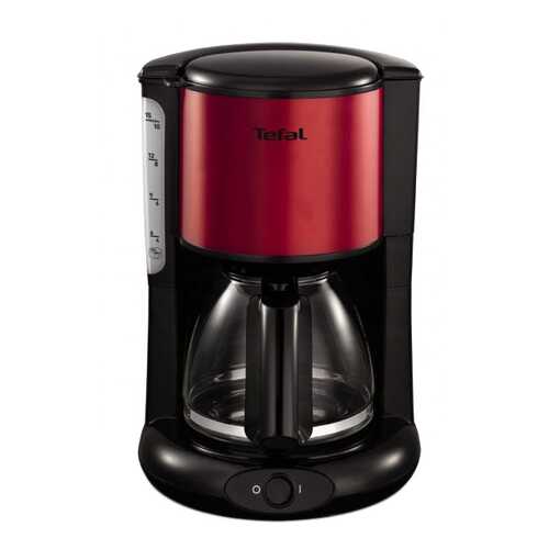 Кофеварка капельного типа Tefal Confidence CM361E Red/Black в Техносила