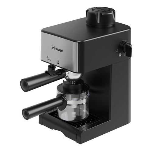 Кофеварка рожкового типа Inhouse ICM0401BK в Техносила