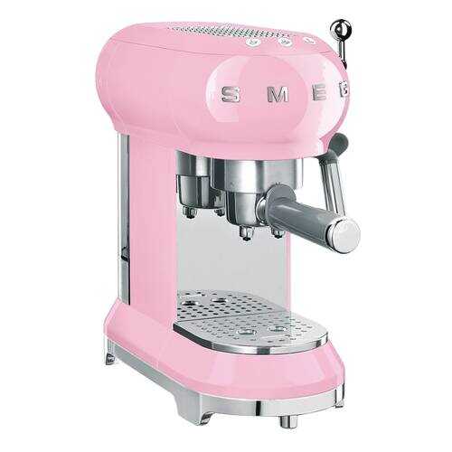 Кофеварка рожкового типа Smeg ECF01PKEU Rose в Техносила