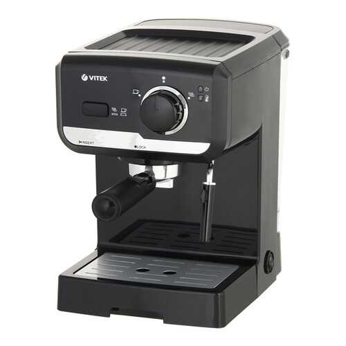 Рожковая кофеварка Vitek VT-1502 BK Black в Техносила