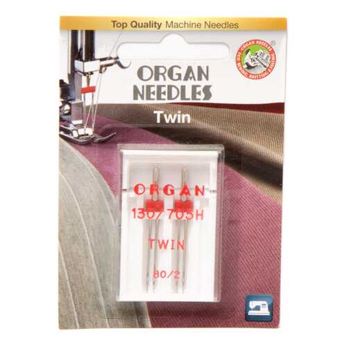Иглы Organ двойные 2-80/2 Blister в Техносила