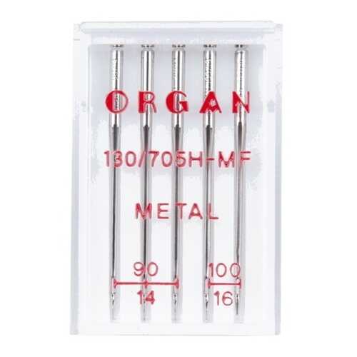 Иглы Organ металл.нити 5/90-100 в Техносила
