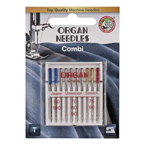 Иглы Organ универсальные 10/COMBI Blister в Техносила