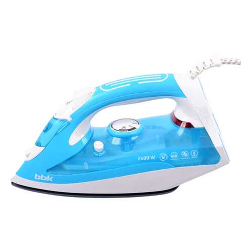 Утюг BBK ISE-2400/TU White/Cyan в Техносила