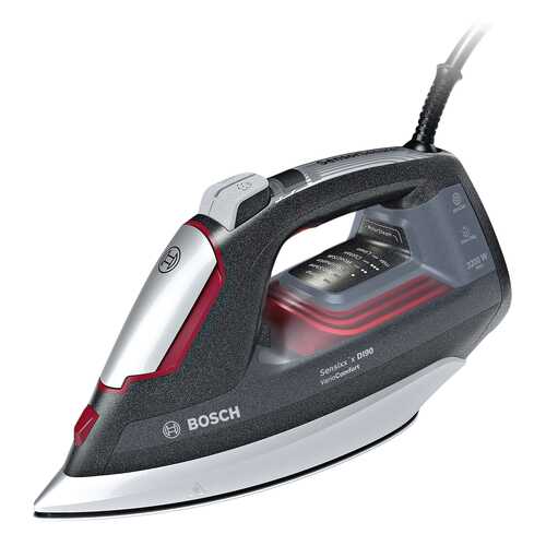 Утюг Bosch Sensixx'x DI90 VarioComfort TDI953222V Red/Grey/Black в Техносила