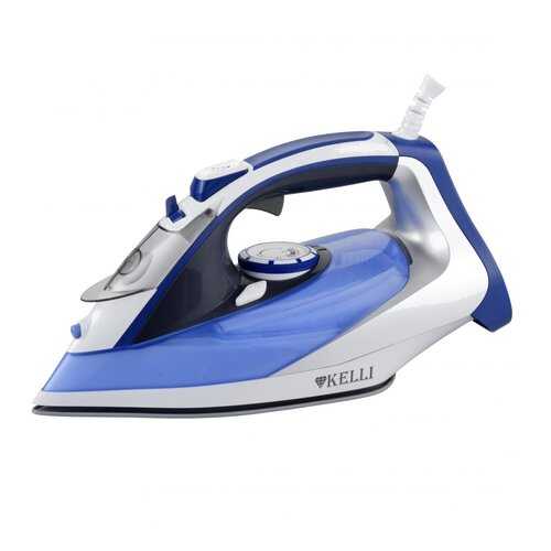 Утюг KELLI KL-1638 White/Blue в Техносила