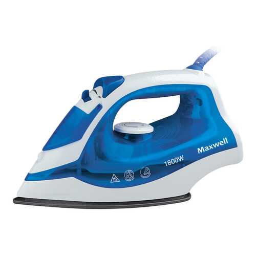 Утюг Maxwell MW-3038 White/Blue в Техносила