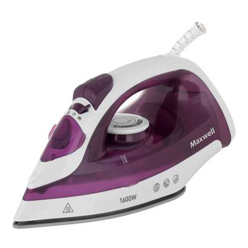 Утюг Maxwell MW-3041 VT White/Purple в Техносила