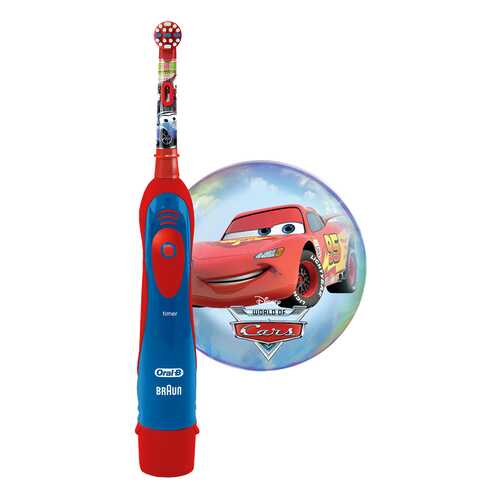 Электрическая зубная щетка Braun Oral-B Stages Power Cars Kids DB4.510K в Техносила