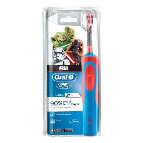 Электрическая зубная щетка Braun Oral-B Vitality Star Wars Kids D12.513K в Техносила