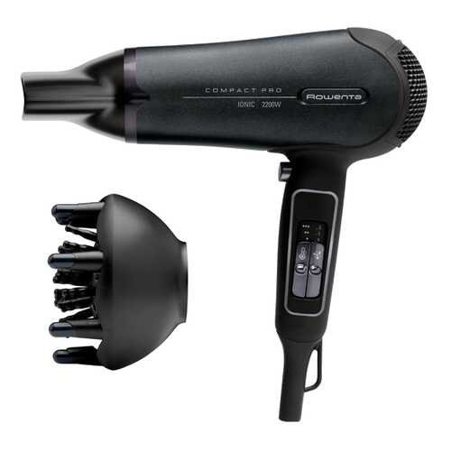 Фен Rowenta COMPACT PRO CV4731D0 Black/Gray в Техносила